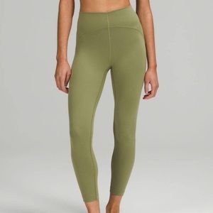 Lululemon Unlimit high rise Leggings in Bronze Green size 2